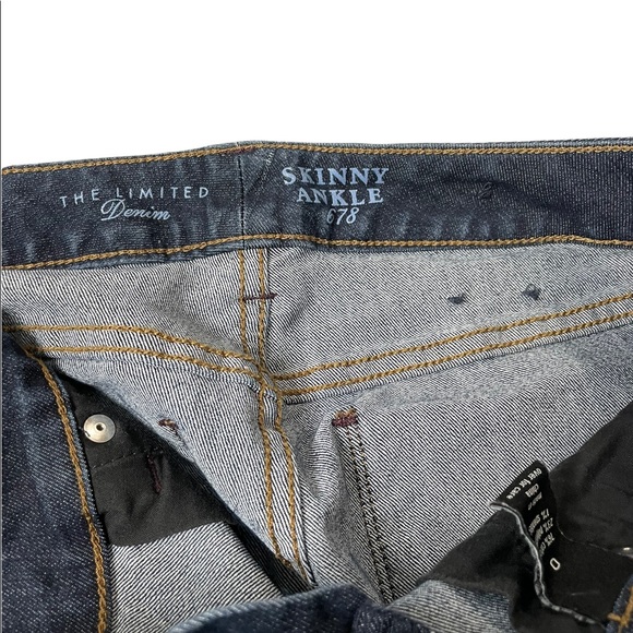 The Limited Denim skinny ankle 678 size 0 - Picture 5 of 12